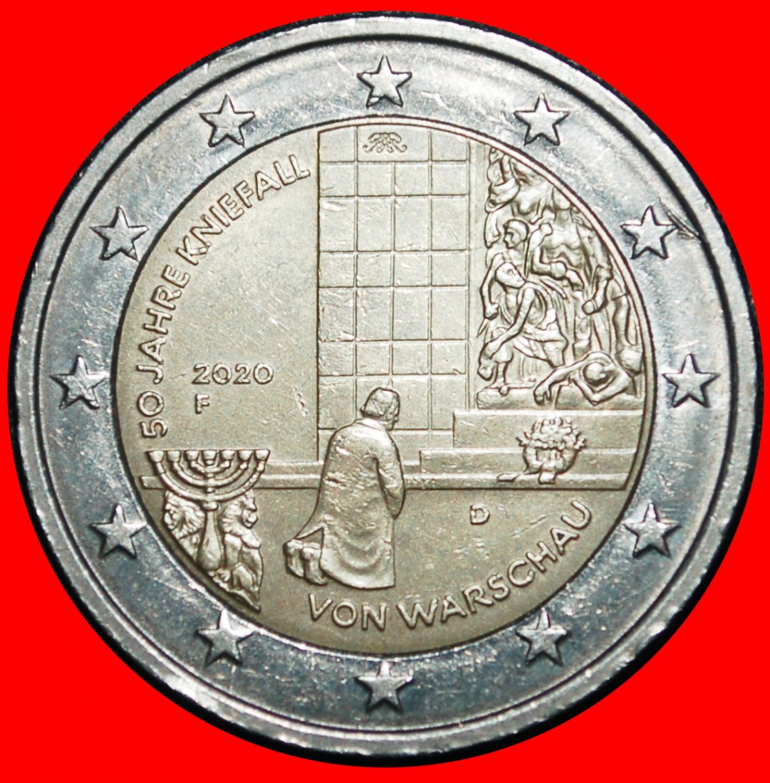  Ⰿ israel: GERMANY ★2 EUROS 2020F BADEN! POLAND! NON-PHALLIC 2007-2025! DIE I★LOW START ★ NO RESERVE!   