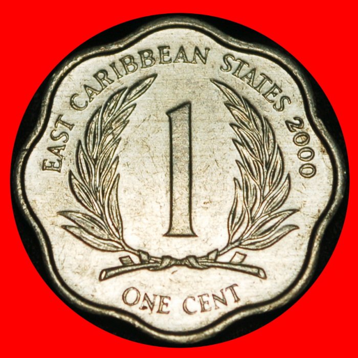  Ⰿ GREAT BRITAIN: EAST CARIBBEAN ★ 1 CENT 2000! ELIZABETH II (1953-2022)★LOW START ★ NO RESERVE!   