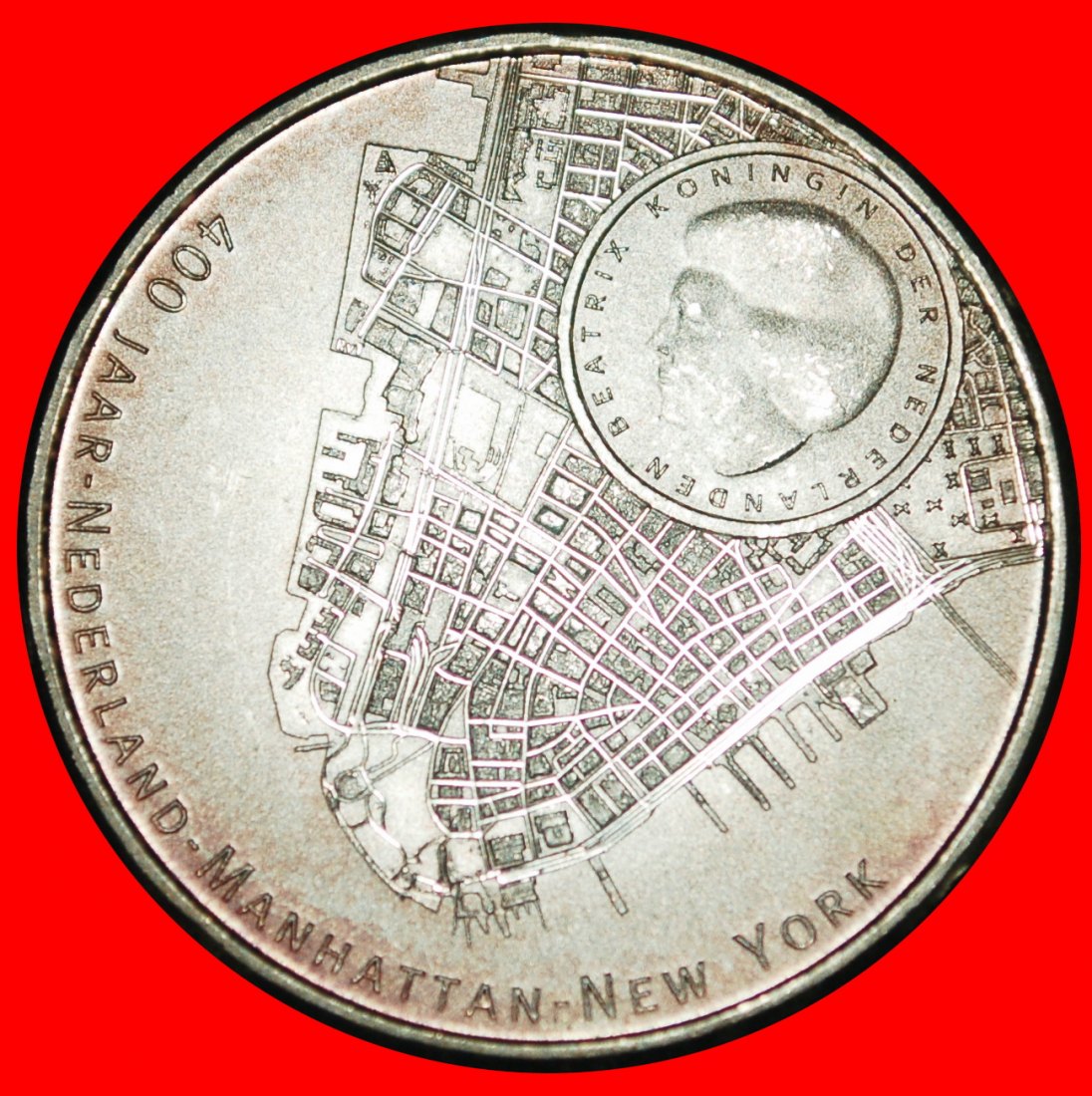 Ⰿ USA NEW YORK 1609: NETHERLANDS★ 5 EUROS 2009 SHIP UNC! BEATRIX (1980-2013)★LOW START ★ NO RESERVE!