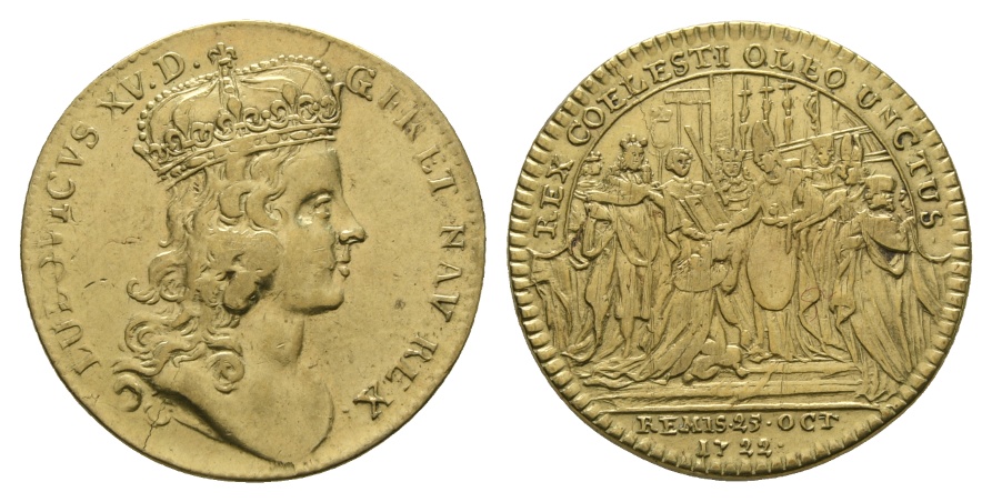  Frankreich, Kleinmünze 1722   