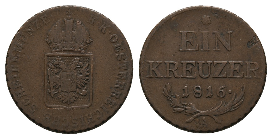  Altdeutschland; Kleinmünze 1816   