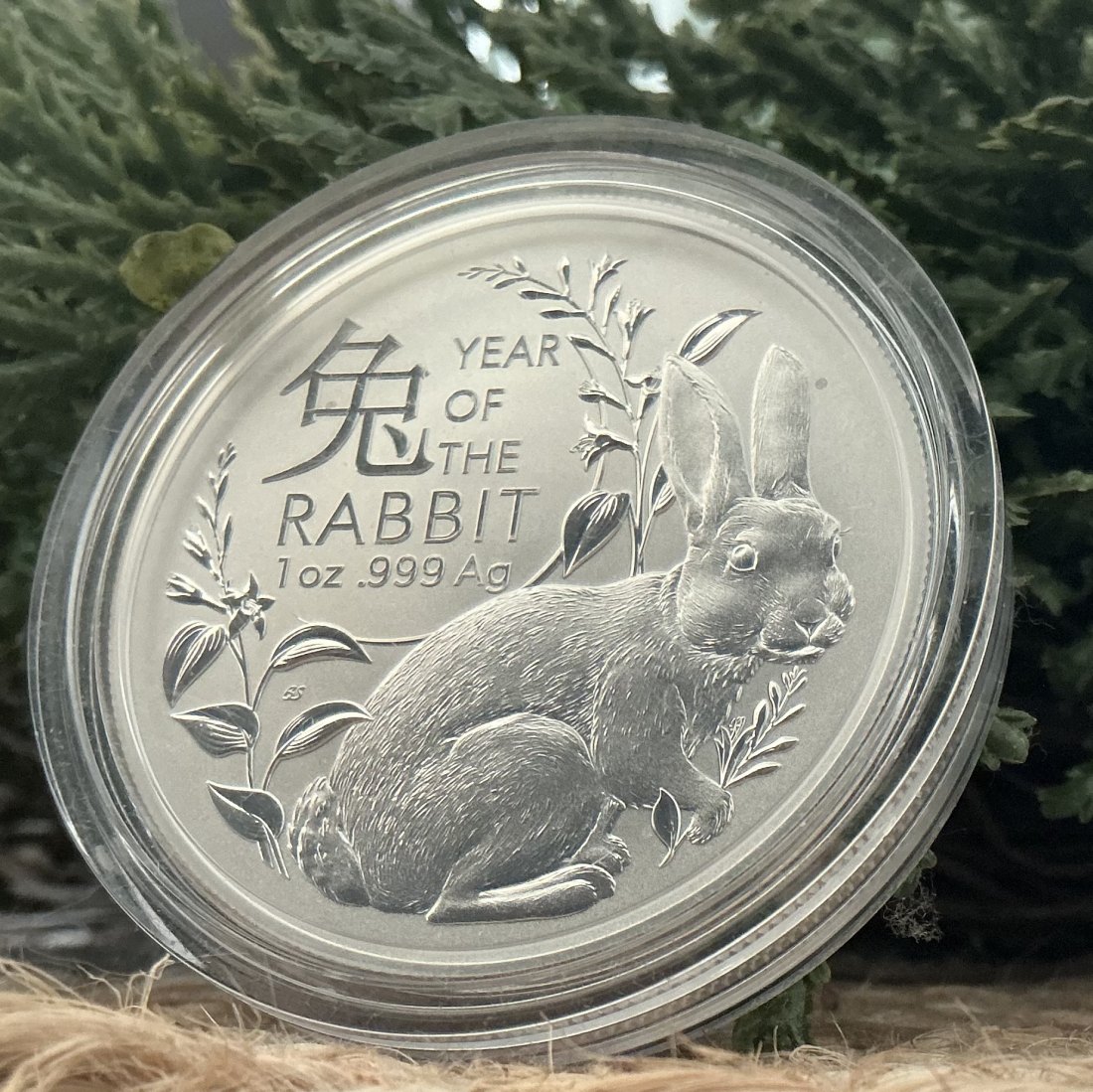  Lunar II Serie RAM Hase 2023 1 Oz Silber Auflage 50K   