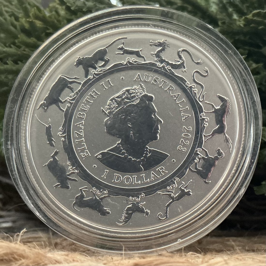  Lunar II Serie RAM Hase 2023 1 Oz Silber Auflage 50K   