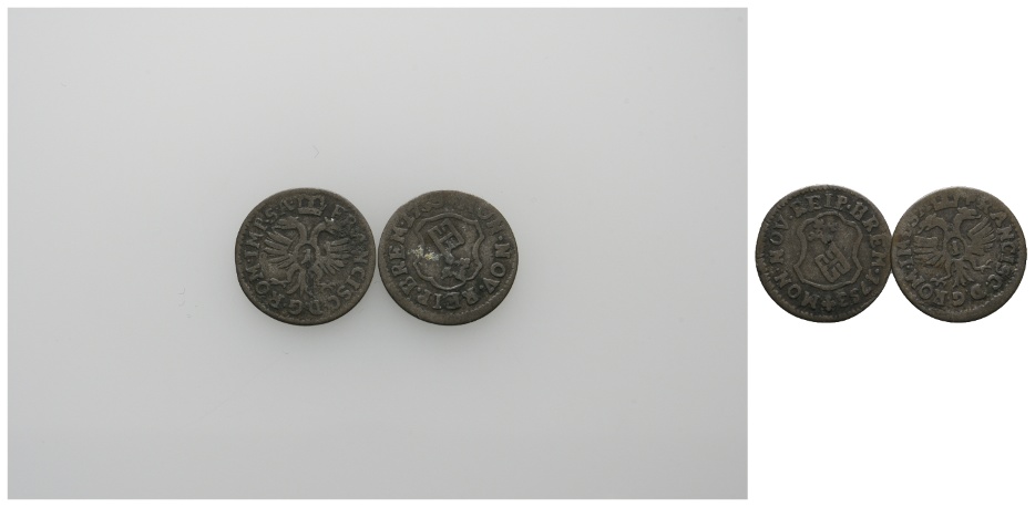  Altdeutschland; 2 Kleinmünzen   