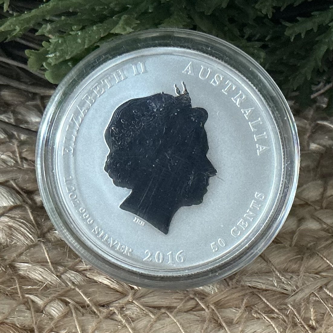  Australien 1x 1/2 Oz Lunar II 2016 Affe Farbe/Colour   