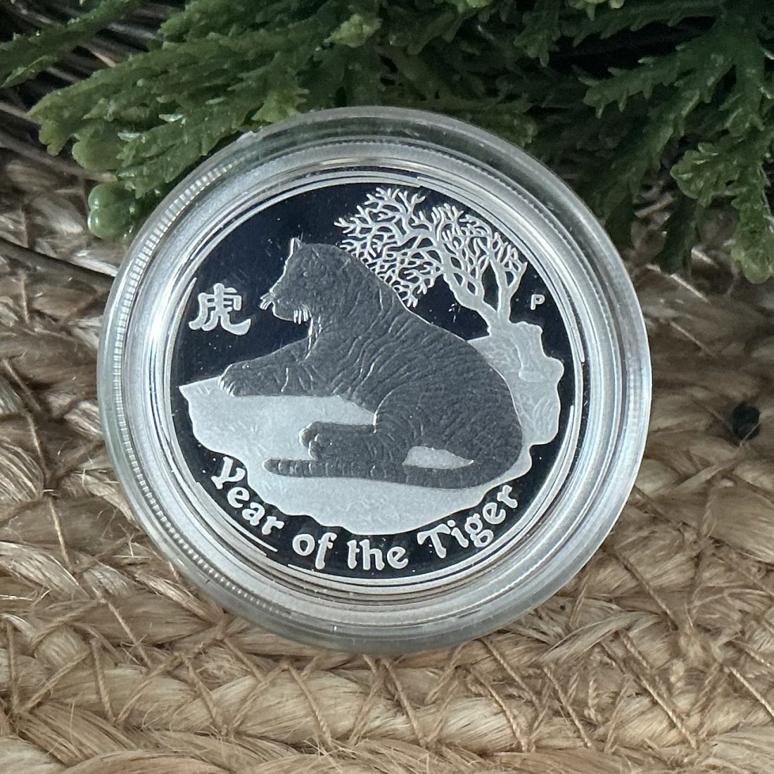  Australien 1x 1/2 Oz Lunar II 2010 Tiger Polierte Platte PP Proof   