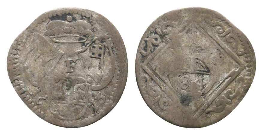  Altdeutschland; Kleinmünze 1673   