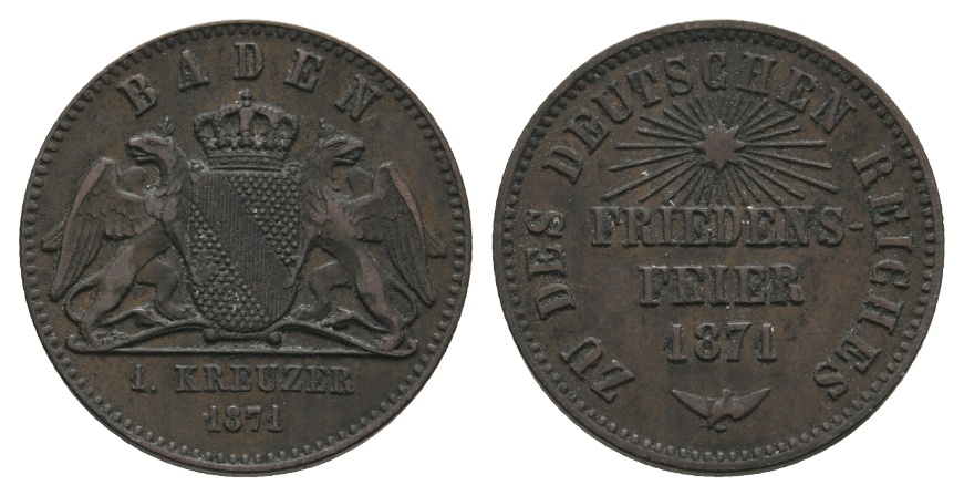  Altdeutschland; Kleinmünze 1871   