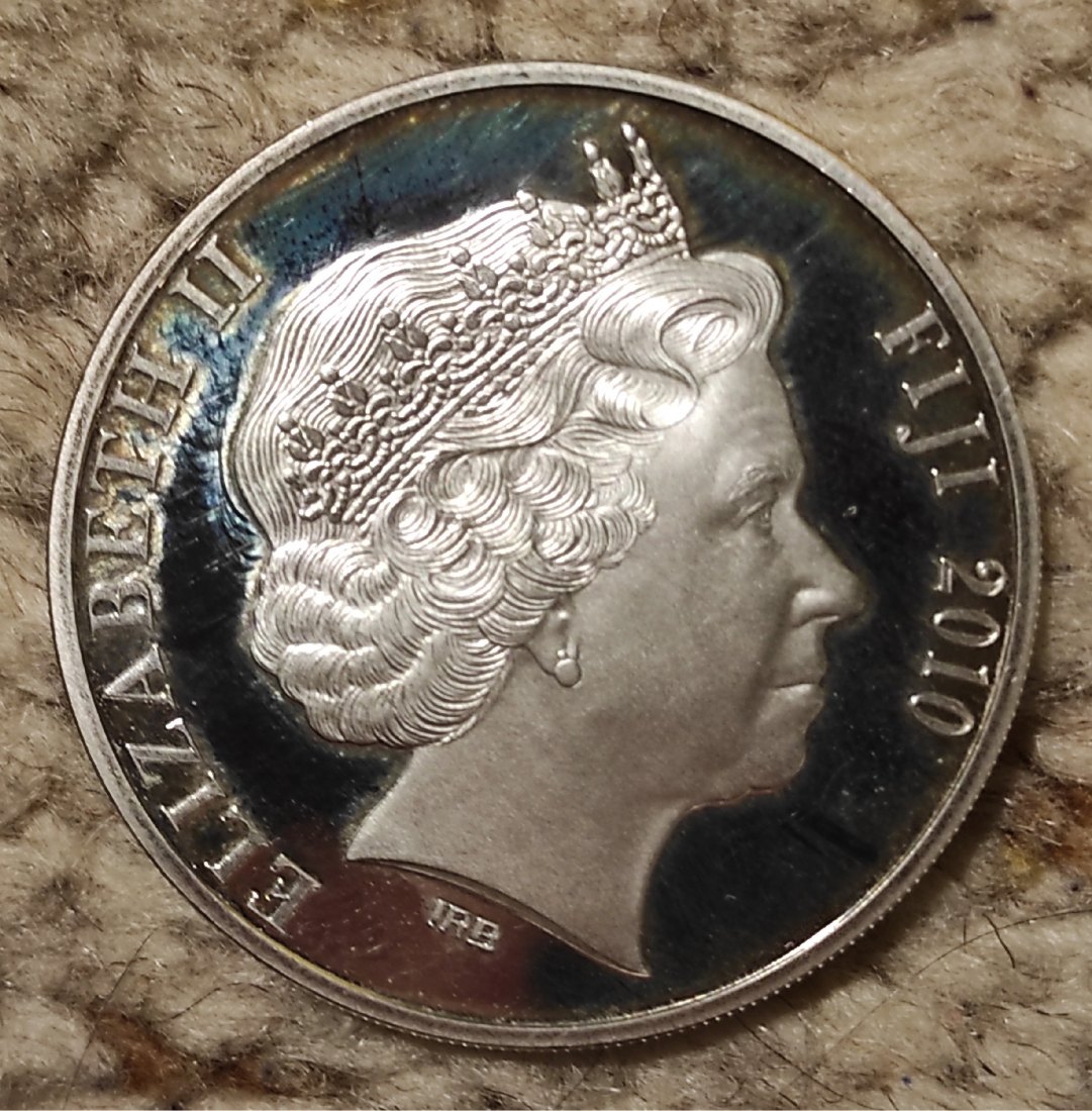  Fidschi 10 Dollars 2010 SILBER Olympische Spiele 2012   