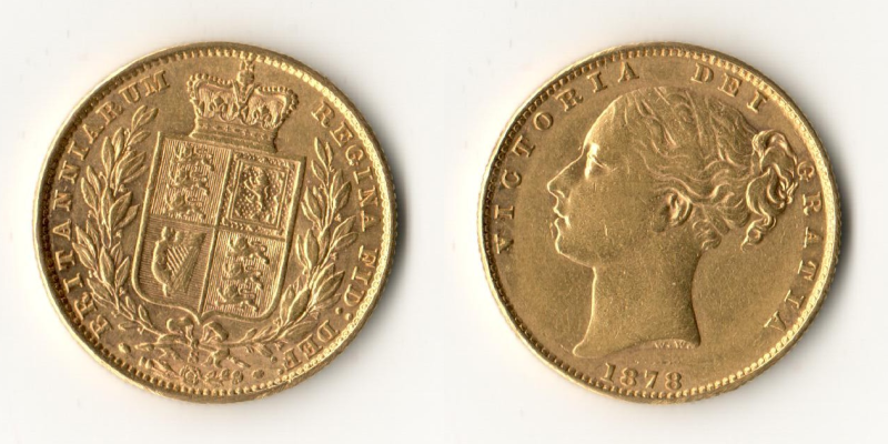 Grossbritannien  Sovereign MM-Frankfurt Feingold: 7,32g Victoria 1837-1901 1878 