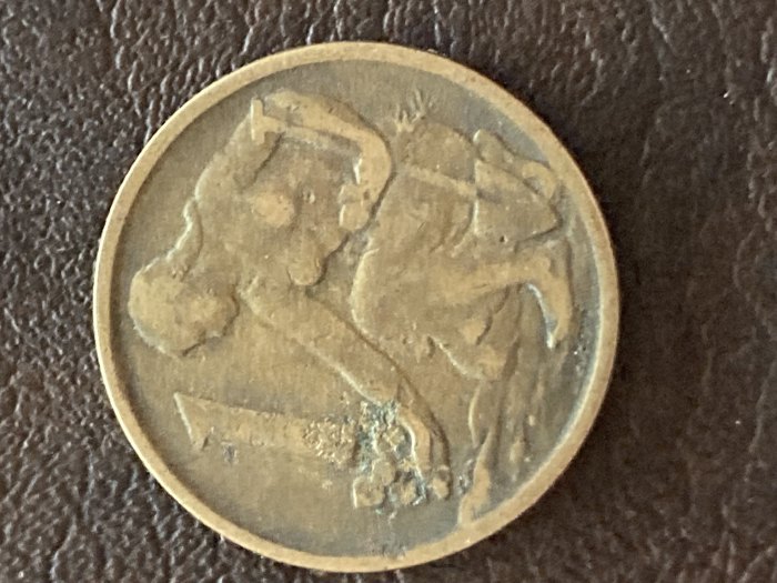  Münze Münzen Umlaufmünze Tschechoslowakei 1 Krone 1962   