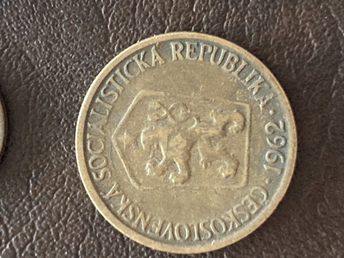  Münze Münzen Umlaufmünze Tschechoslowakei 1 Krone 1962   