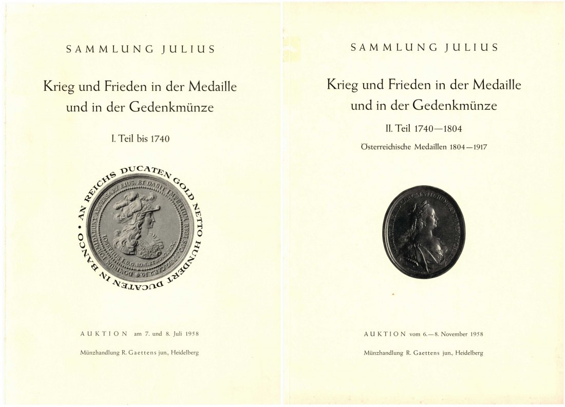 Gaettens Heidelberg - (1958) Die Sammlung JULIUS – „Krieg und Frieden“ Teil 1+2   
