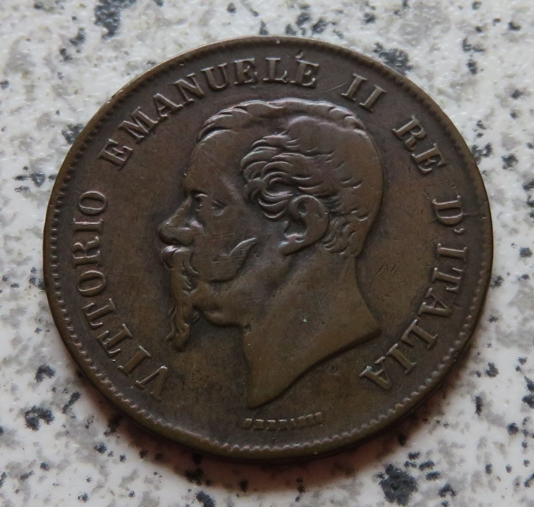  Italien 5 Centesimi 1862 N   