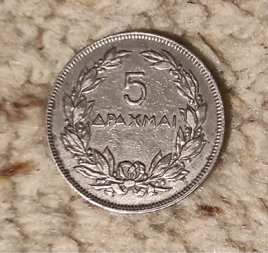  Griechenland 5 Drachmen 1930   
