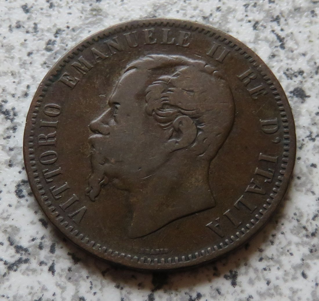  Italien 10 Centesimi 1866 M   