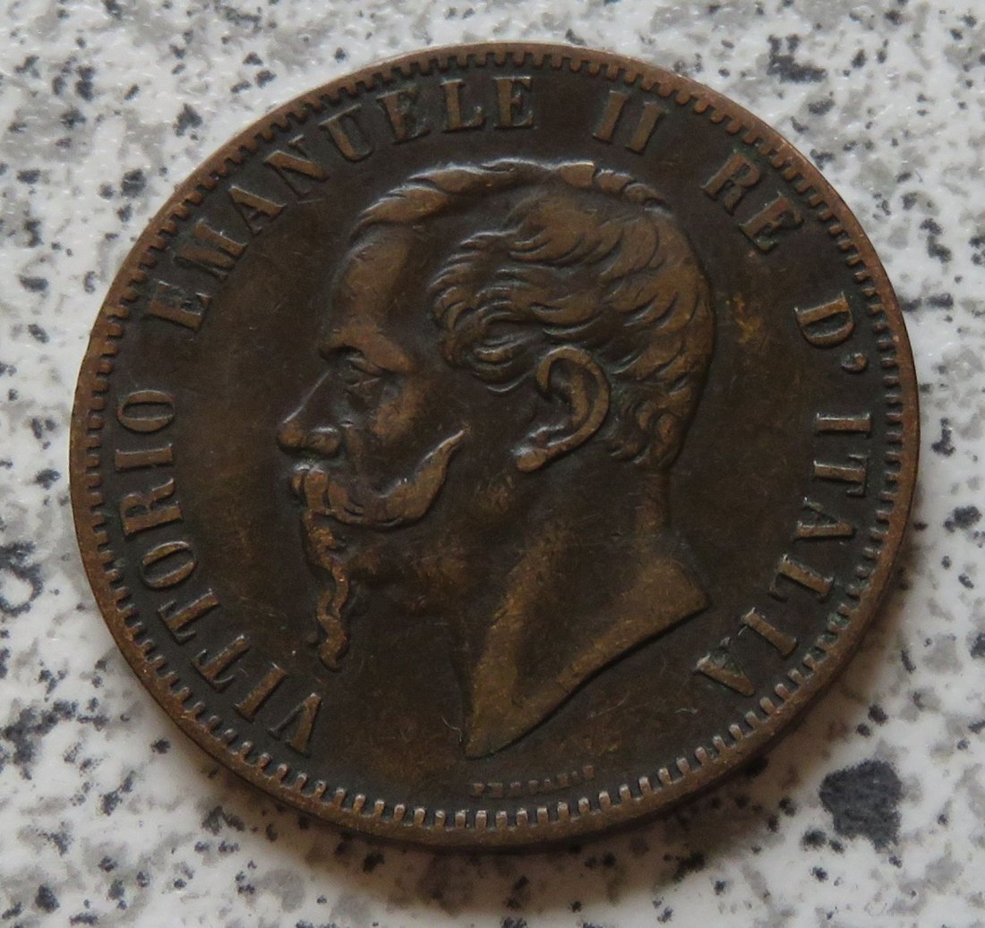  Italien 10 Centesimi 1867 H   