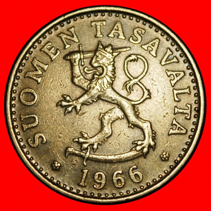  Ⰿ PINE TREE (1963-1990): FINLAND ★ 20 PENCE 1966S!★LOW START ★ NO RESERVE!   