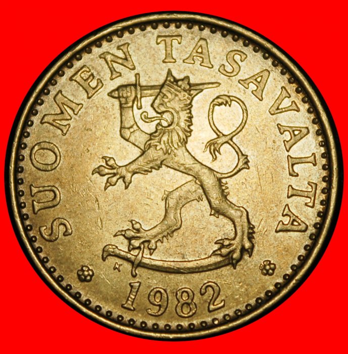  Ⰿ PINE TREE (1963-1990): FINLAND ★ 20 PENCE 1982K! MINT LUSTRE! ★LOW START ★ NO RESERVE!   