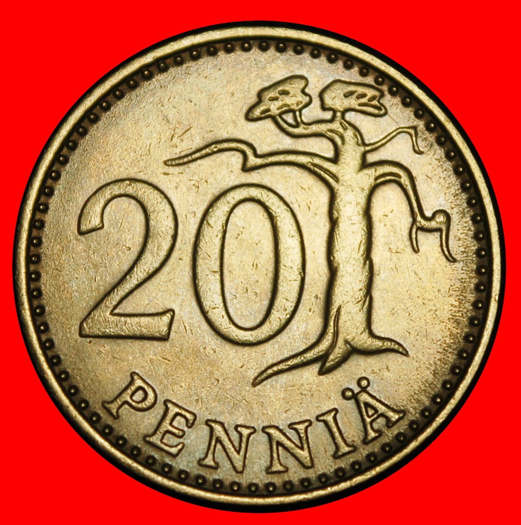  Ⰿ PINE TREE (1963-1990): FINLAND ★ 20 PENCE 1984N! ★LOW START ★ NO RESERVE!   