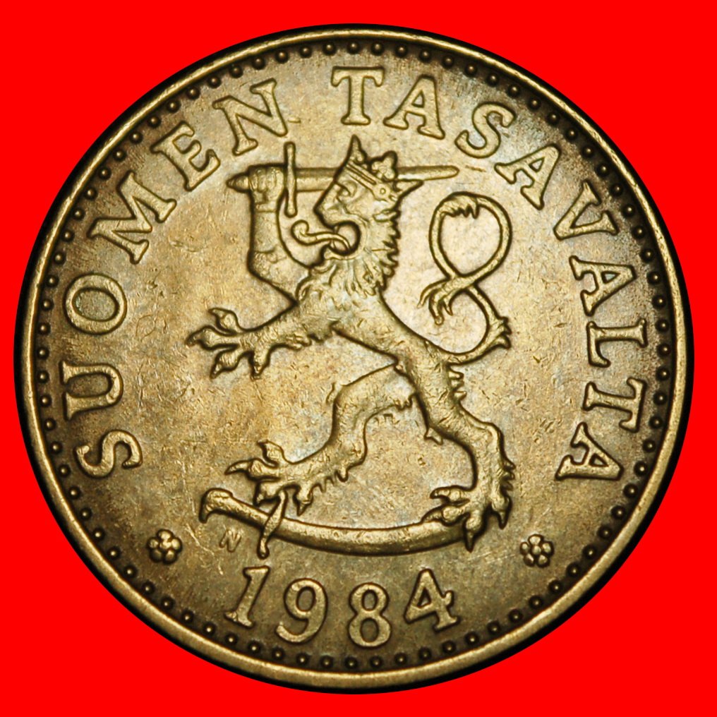  Ⰿ PINE TREE (1963-1990): FINLAND ★ 20 PENCE 1984N! ★LOW START ★ NO RESERVE!   