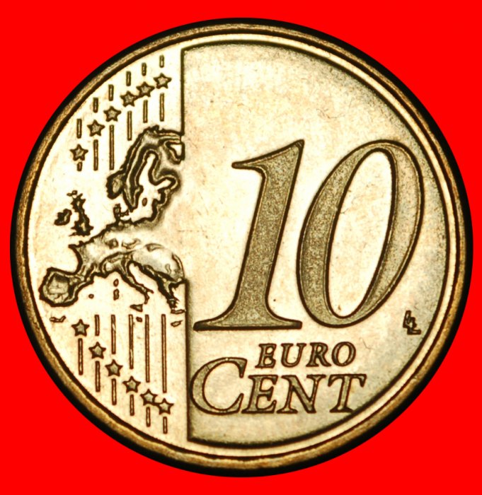  Ⰿ FINNLAND (2008-2024): ZYPERN ★ 10 EUROCENT 2008 NORDISCHES GOLD SCHIFFE! STG! OHNE VORBEHALT!   