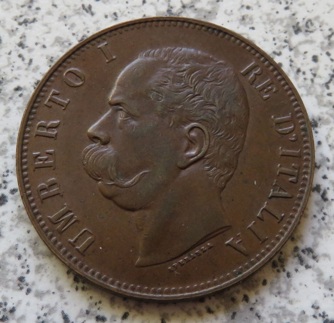  Italien 10 Centesimi 1893 R   