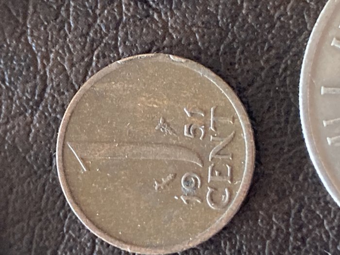 Münze Münzen Umlaufmünze Niederlande 1 Cent 1951   