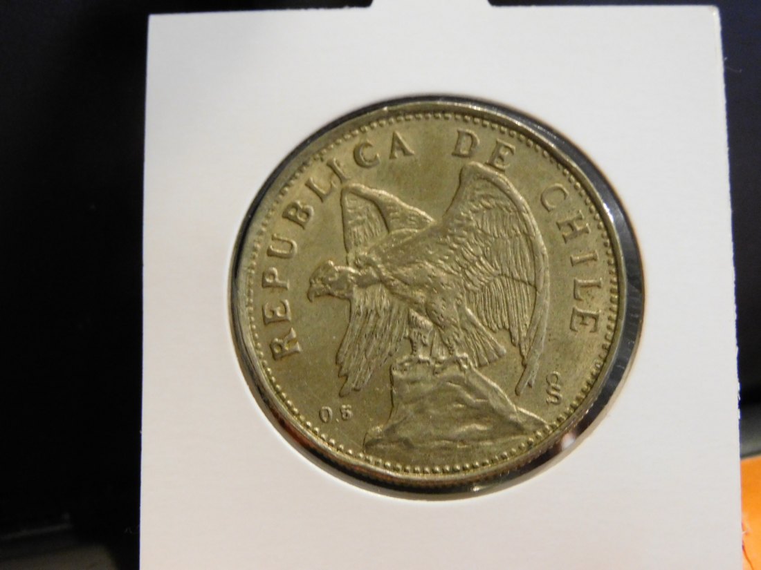  CHILE 2 PESOS 1927.GRADE-PLEASE SEE PHOTOS.   