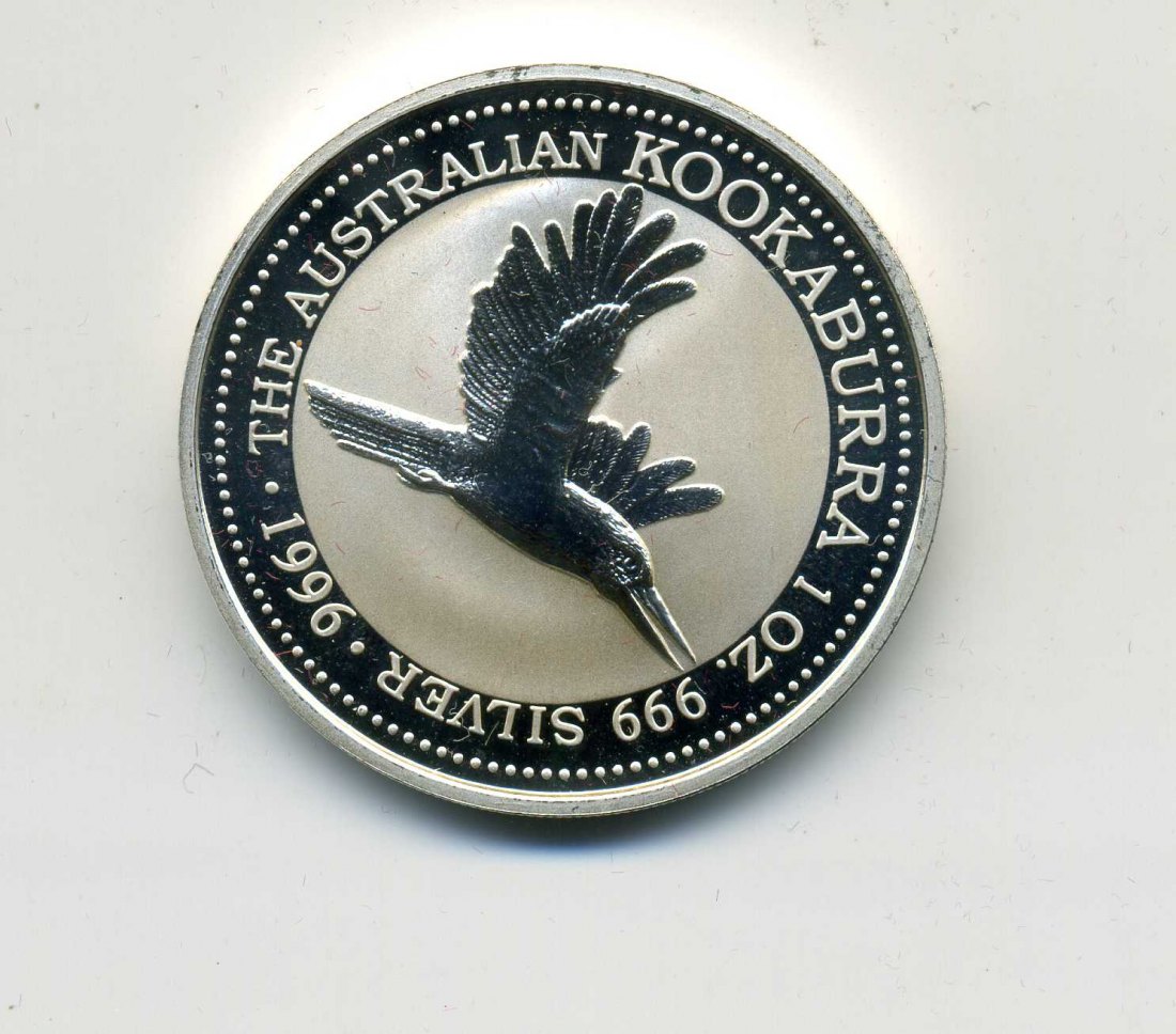  1 Dollar 1996 Kookaburra 1a Zustand   
