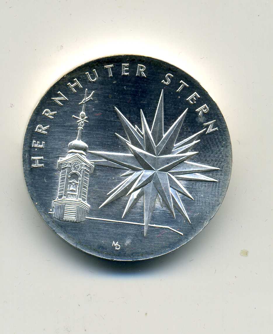  25 Euro 2022 Herrnhuter Stern wie von der Bank verausgabt 22 Gramm Silber fein   