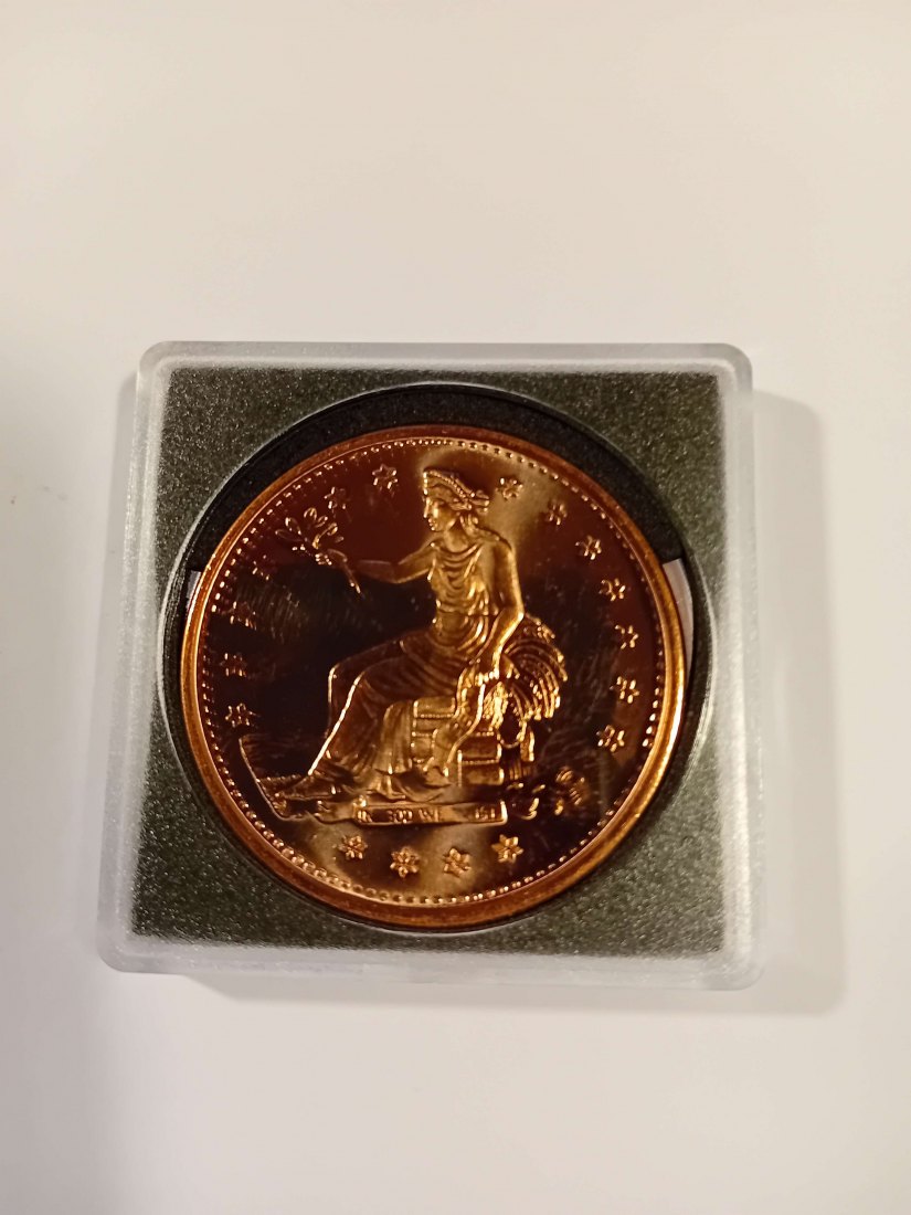  USA 1 Unzen Kupfermedaille(Feingehalt 999.9%)(8) Durchmesser 39,0 mmm, d=3,3 mm   