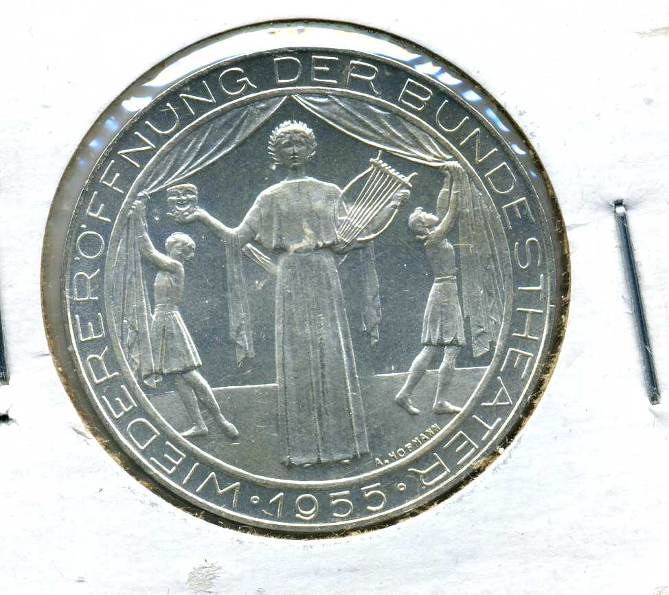  25 Schilling 1955 Bundestheater PP   