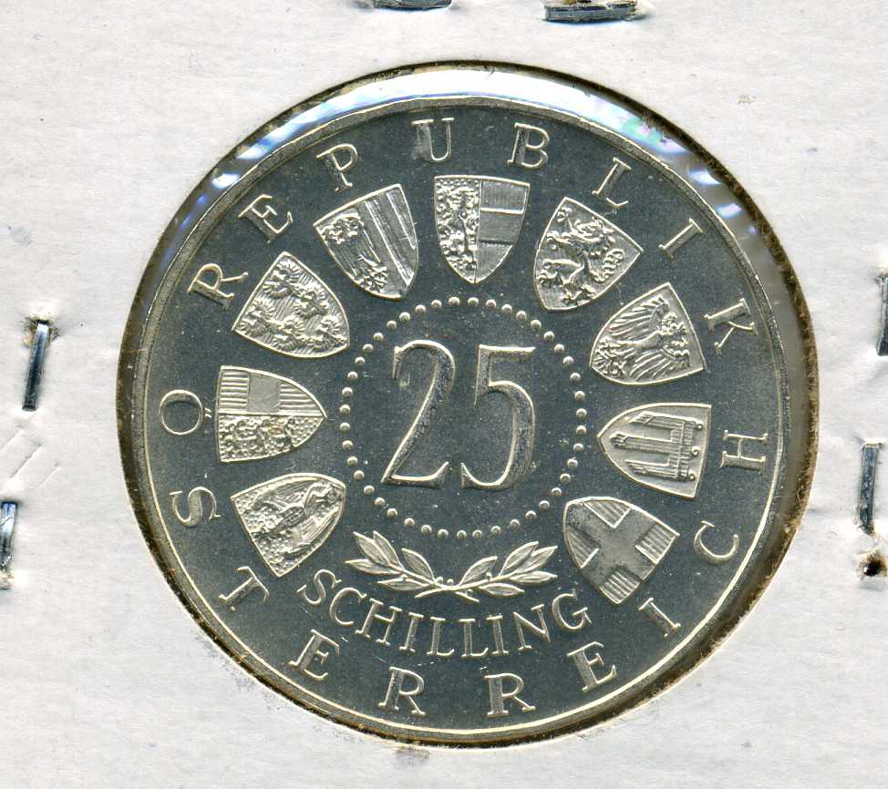  25 Schilling 1955 Bundestheater PP   