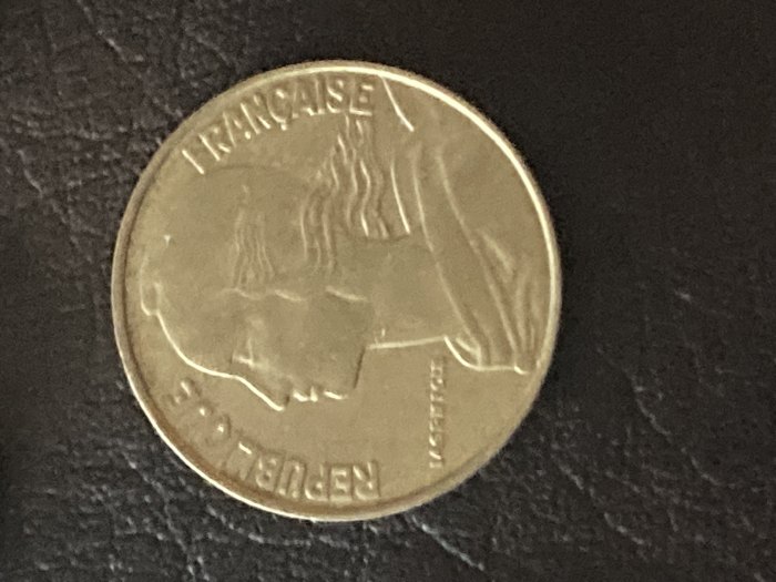  Münze Münzen Umlaufmünze Frankreich 20 Centimes 1988   