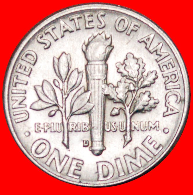  Ⰿ DISCOVERY COIN: USA ★ 10 CENT SILVER 1958D ROOSEVELT (1858-1945)!  ★LOW START ★ NO RESERVE!   