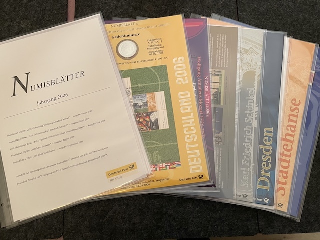  Numisblätter Jahrgang 2005 und 2006 komplett   