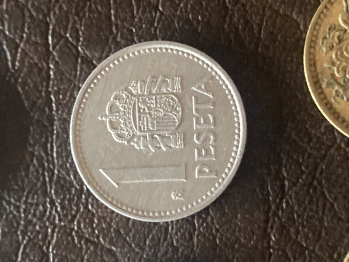  Münze Münzen Umlaufmünze Spanien 1 Peseta 1986   