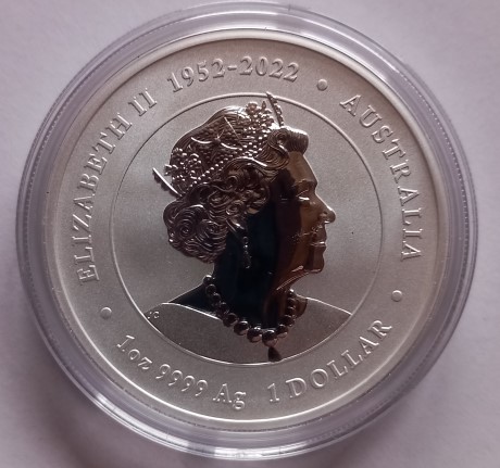 Australien  1 Dollar 2024  Lunar III Dragon  1 Oz Silber 31,1 gr   