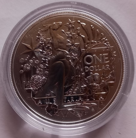  Australien 1 Dollar 2021 Coat of Arms Känguru und Emu 1 Oz Silber 31,1 gr   