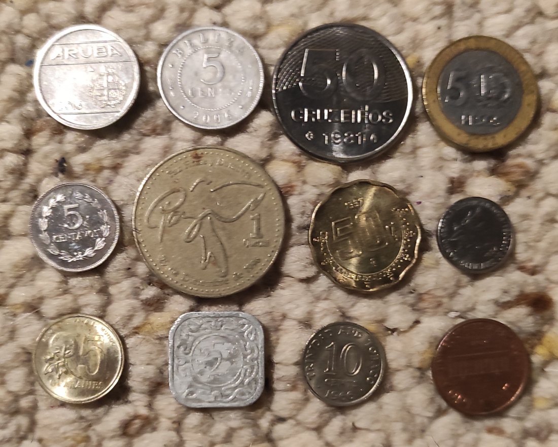  12 Münzen / 12 Länder Amerika 2   