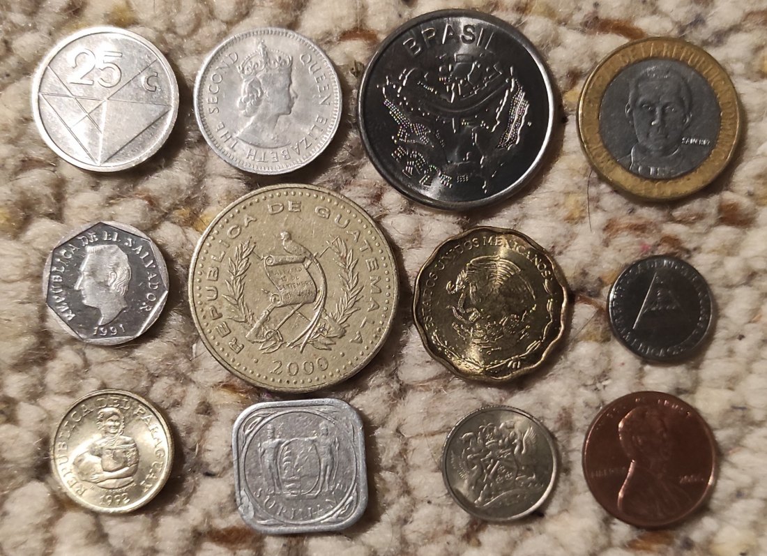  12 Münzen / 12 Länder Amerika 2   