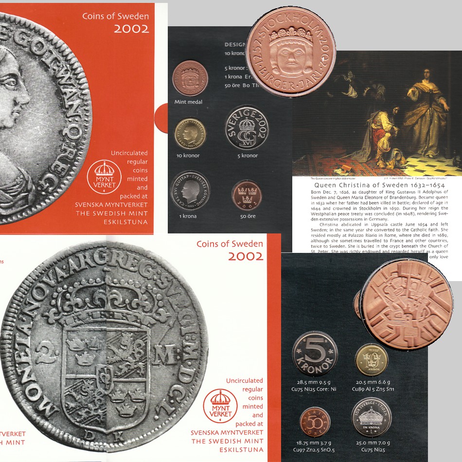  Offiz. KMS Schweden *Queen Christina of Schweden* 2002   