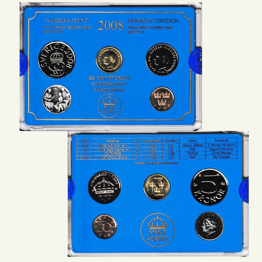  Offiz. KMS Schweden 2008 *PP*   
