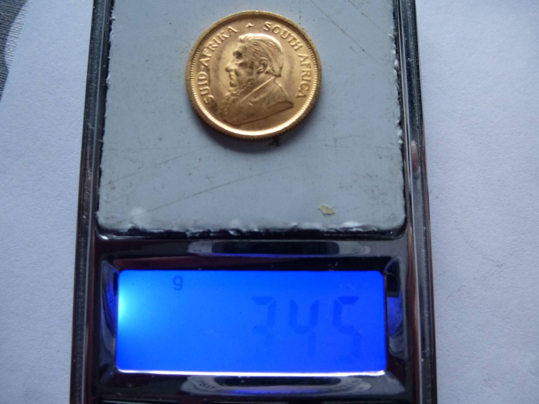 Goldmünze 1/10 OZ Südafrika Krügerrand 1993   