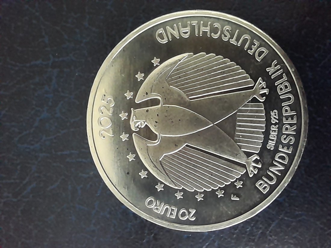  20 € DEUTSCHLAND Silbermünze Elly Heuss-Knapp  75 Jahre Müttergenesungswerk 2025 16,65g fein   