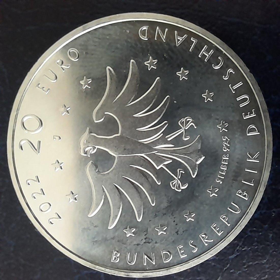 20 € DEUTSCHLAND Silbermünze Grimms Märchen - Rumpelstilzchen 2022 16,65g fein   