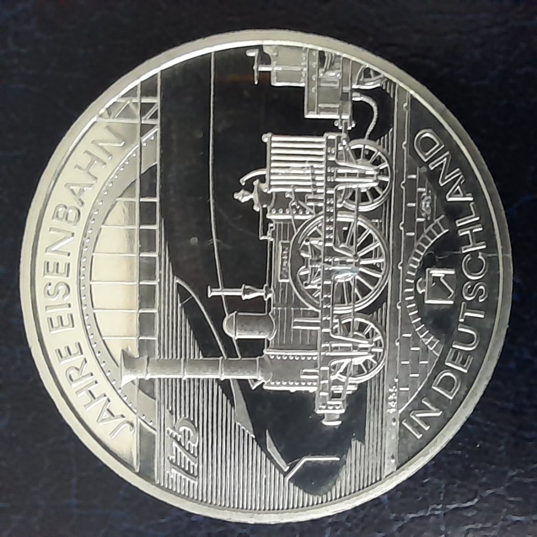  10 € DEUTSCHLAND Silbermünze 175 Jahre Eisenbahn in Deutschland 2010 Stempelglanz 16,65g fein   