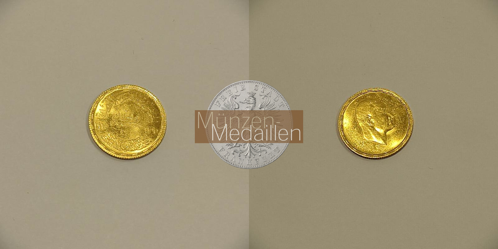 Ägypten MM-Frankfurt Feingold: 7,46g 1 Pound 1970 ss