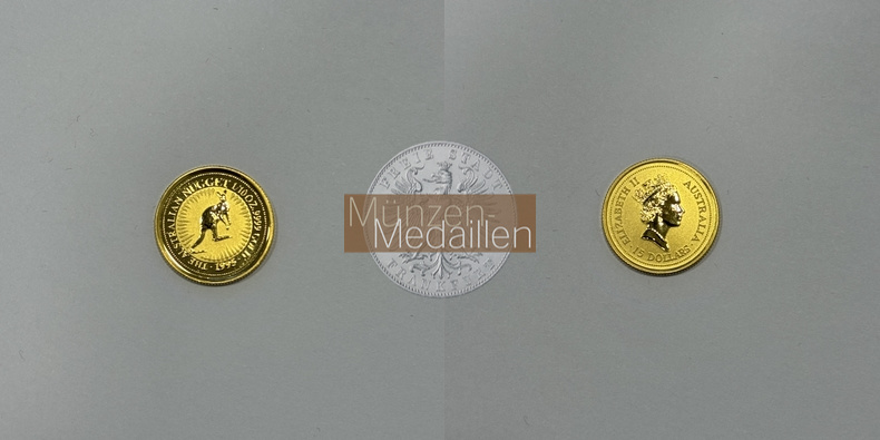  Australien 15 Dollars Australian Kangaroo 1995 (Elizabeth II) MM-Frankfurt Feingold: 3,11g   